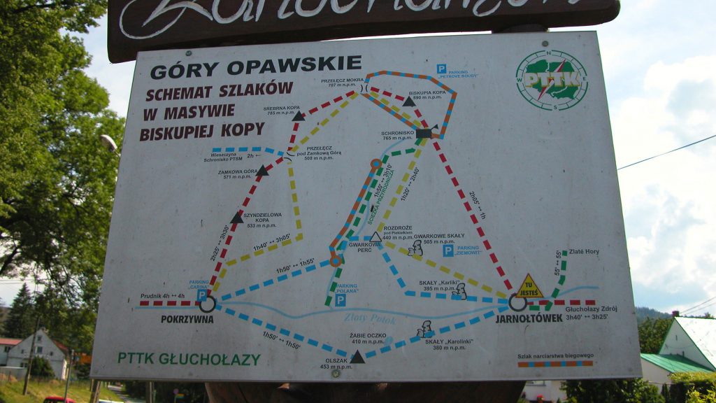 Gory Opawskie Map