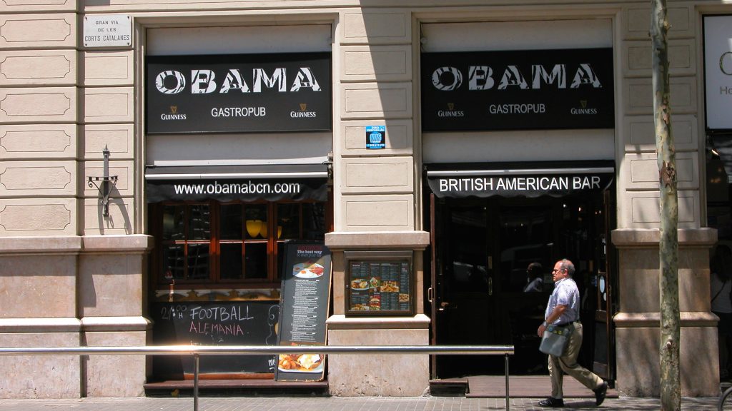 Obama British American Bar