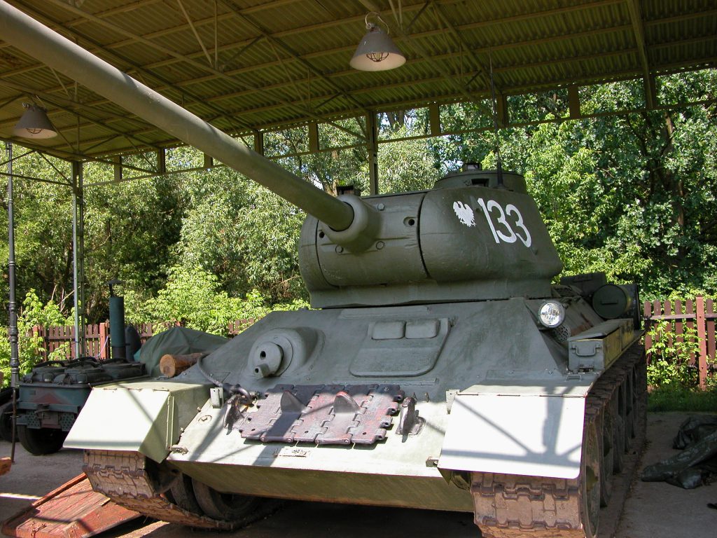 Restored WWII tank