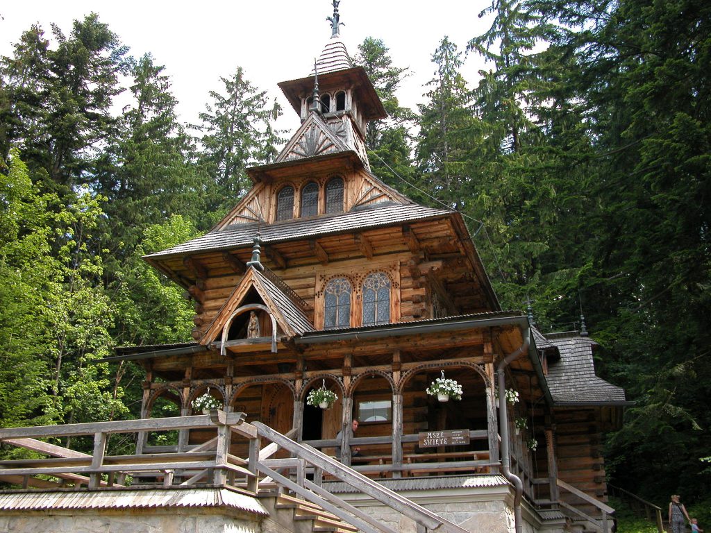 Church constructed entirely out of wood