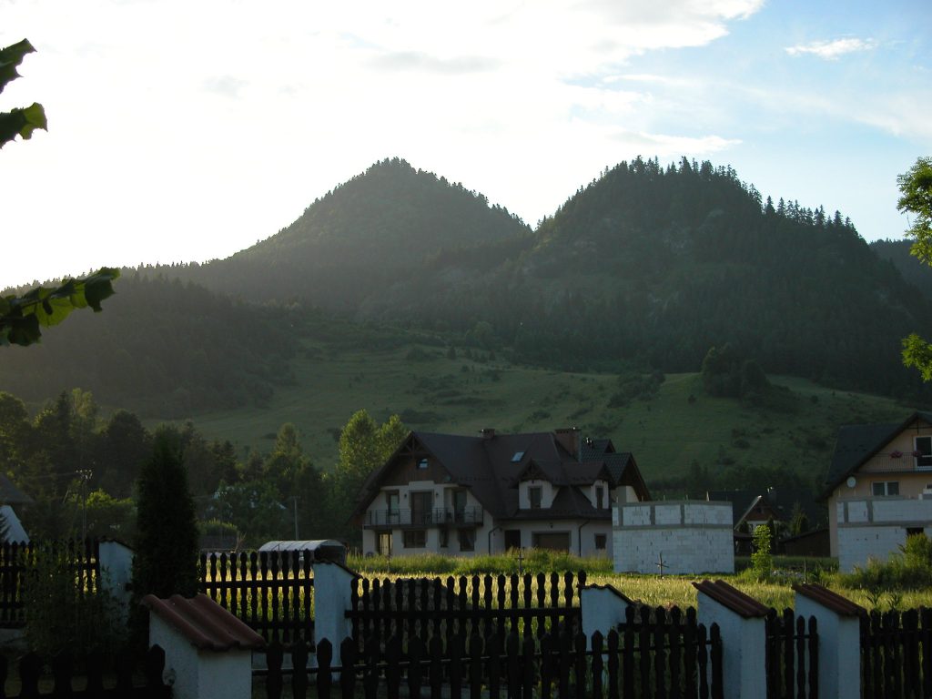 View from our yard at sunset