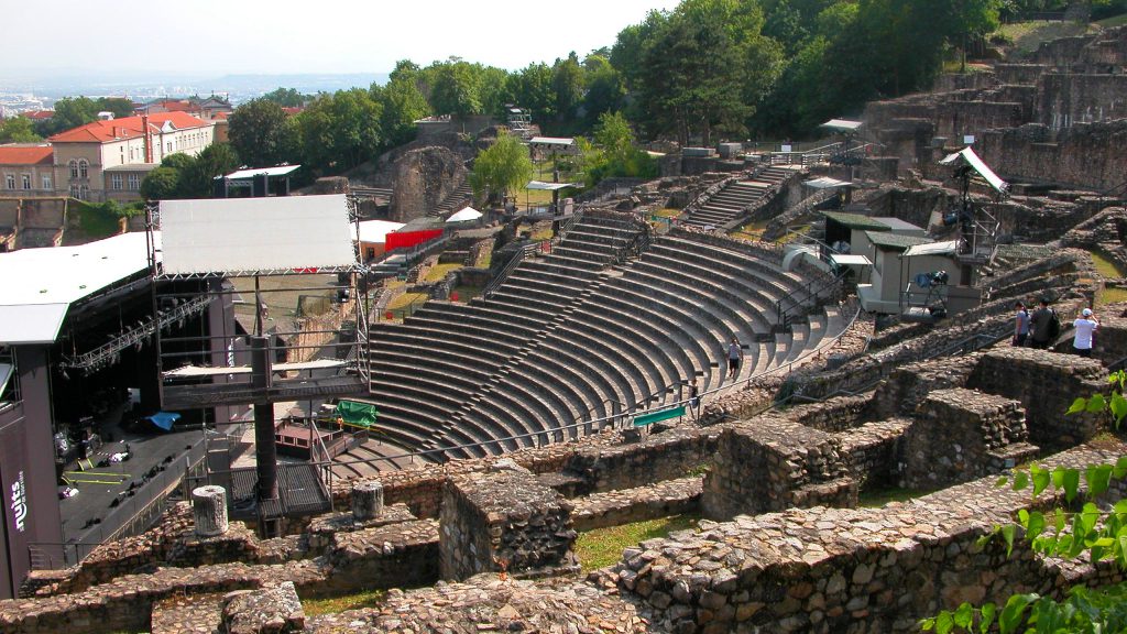 The Roman-era Theatre on the Fourvière hill