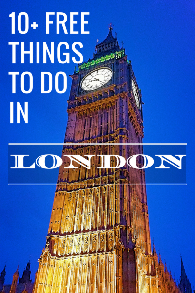 10+ FREE things to do in London - Budget travel