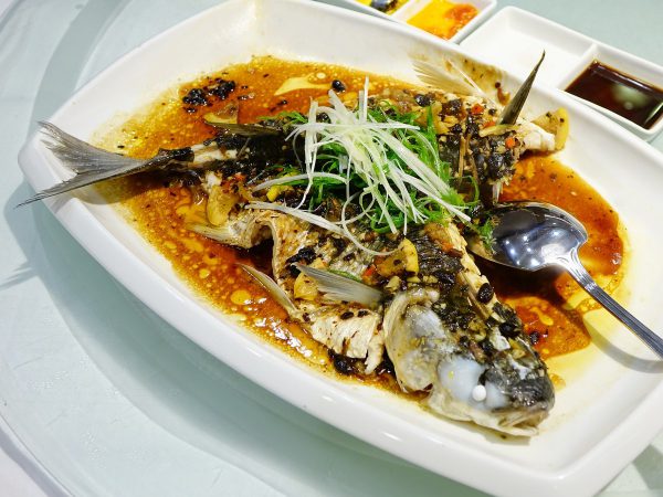 Steamed fish