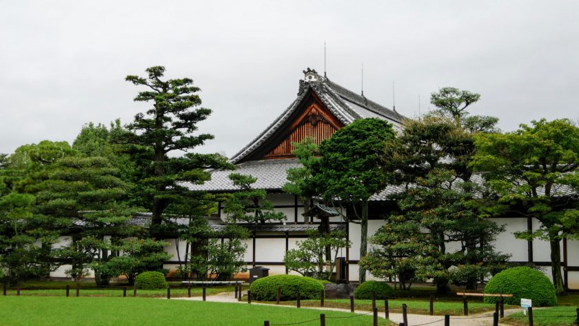 Nijo Castle is surrounded by a beautiful garden