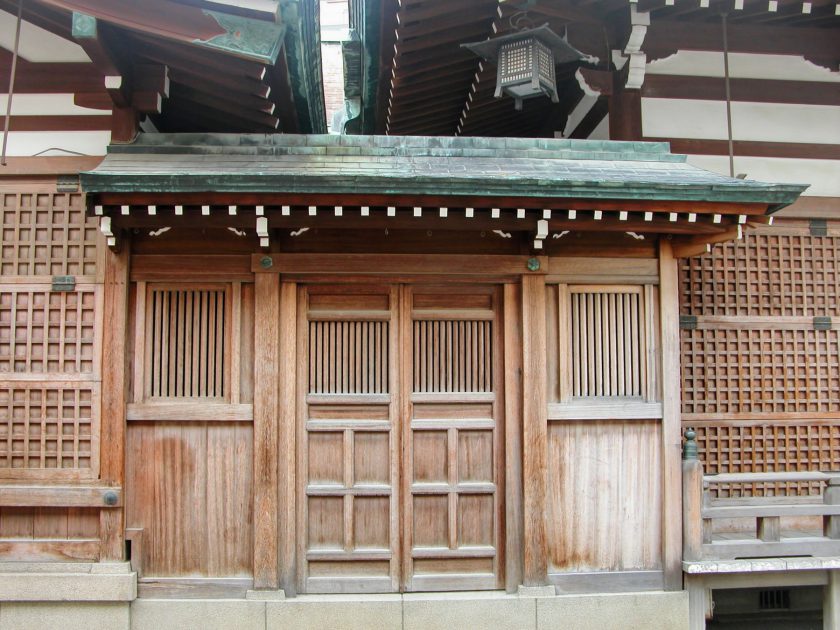 Shinto shrine Japanese woodwork