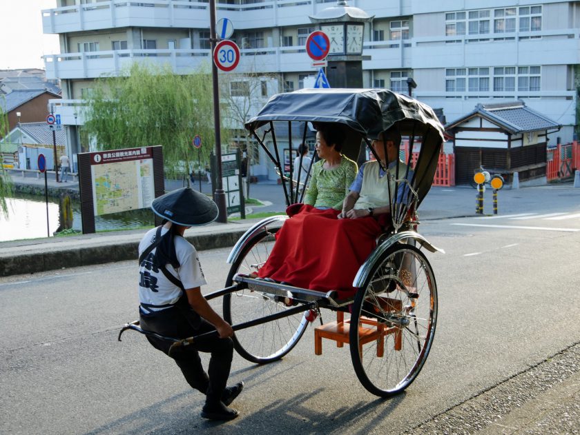Rickshaw riders Nara Japan