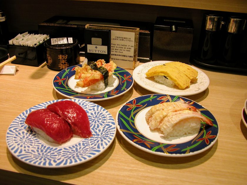 Conveyor belt sushi