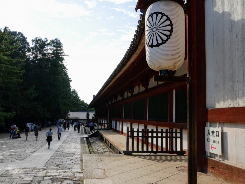 Entrance to a temple in Nara Park