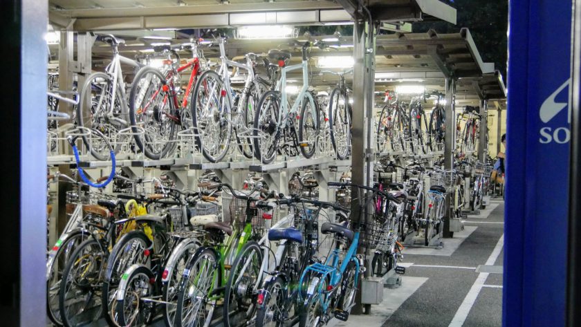 Japan bike racks