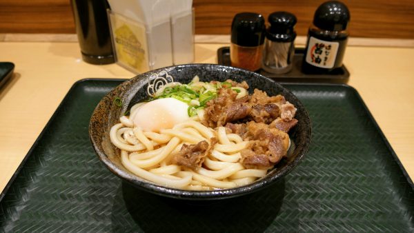 udon noodles in Osaka Japan